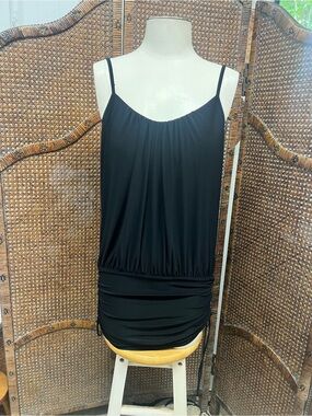 Magic suit swimsuit top black size 8